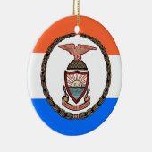Vlag van de Bronx (Borough in New York City) Keramisch Ornament (Rechts)