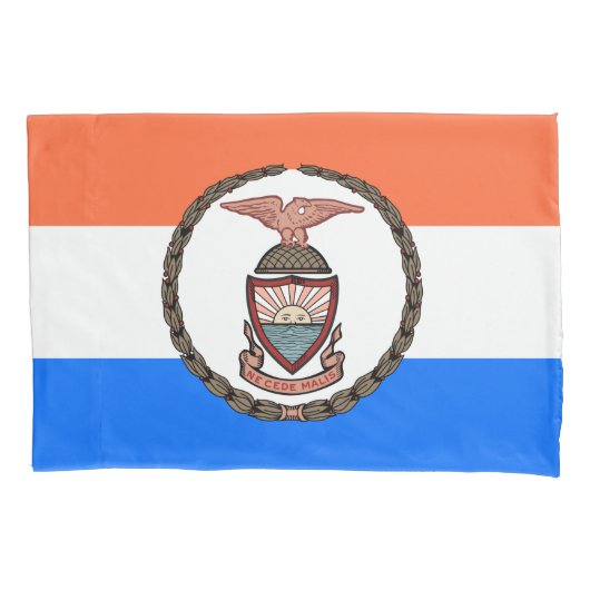 Vlag van de Bronx (Borough in New York City) Kussensloop (Voorkant-Links)