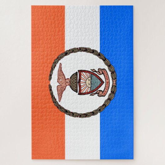 Vlag van de Bronx (Borough in New York City) Legpuzzel (Verticaal)