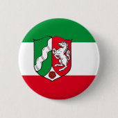 Vlag van de Button Nordrhein-Westfalen Pinback (Voorkant)
