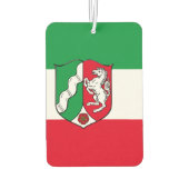 Vlag van de Button Nordrhein-Westfalen Pinback Luchtverfrisser (Achterkant)