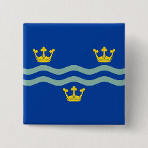 Vlag van de Button van Cambridgeshire (VK)