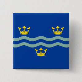 Vlag van de Button van Cambridgeshire (VK)