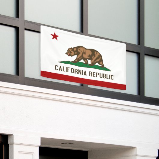 VLAG VAN DE CALIFORNIA - SPANDOEK (Buitenkant Gebouw)