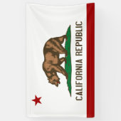 VLAG VAN DE CALIFORNIA - SPANDOEK (Verticaal)