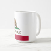 Vlag van de Californische Mok Coffee Tea (Voorkant rechts)