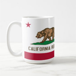 Vlag van de Californische Mok Coffee Tea