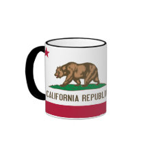 Vlag van de Californische Mok Coffee Tea
