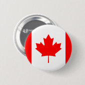 Vlag van de Canadese Button (Voorkant /achterkant)