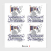 Vlag van de Canadese Northwest Territories Sticker (Vel)