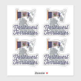 Vlag van de Canadese Northwest Territories Sticker
