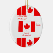 Vlag van de canadese ornamenten (Rechts)