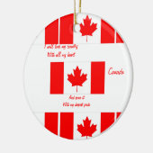 Vlag van de canadese ornamenten (Links)