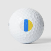 vlag van de Canarische Eilanden Golfballen (Voorkant)