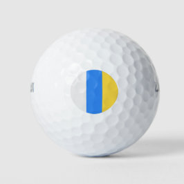vlag van de Canarische Eilanden Golfballen