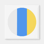 vlag van de Canarische Eilanden Magneet (Voorkant)