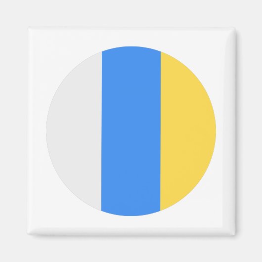 vlag van de Canarische Eilanden Magneet (Voorkant)