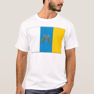 vlag van de Canarische Eilanden (Spanje) T-shirt