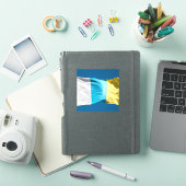 vlag van de Canarische Eilanden Sticker (iPad Cover)