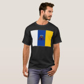 vlag van de Canarische Eilanden T-shirt (Voorkant volledig)