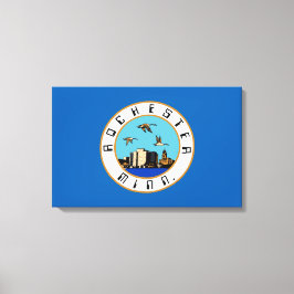 Vlag van de Canvas Print van Rochester (Minnesota)