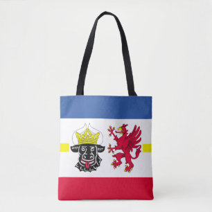 Vlag van de Canvas tas Mecklenburg-Western Pommere