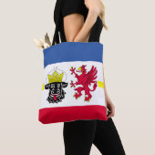 Vlag van de Canvas tas Mecklenburg-Western Pommere (Dichtbij)