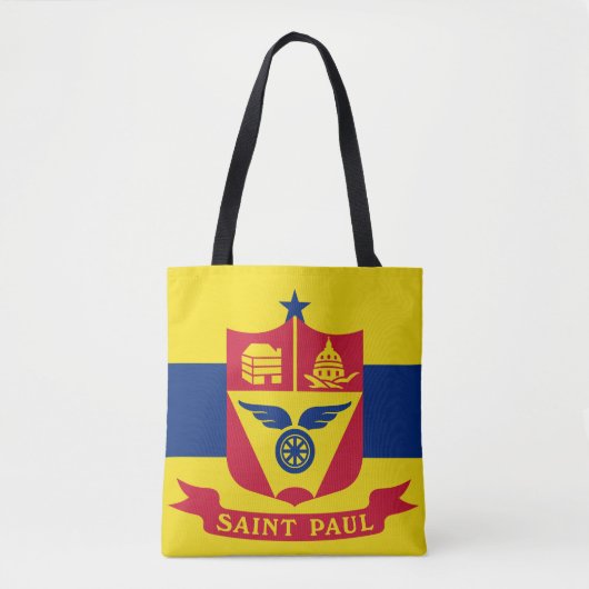 Vlag van de Canvas tas St Paul, Minnesota (Voorkant)