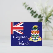 vlag van de Caymaneilanden Briefkaart (Staand voorkant)