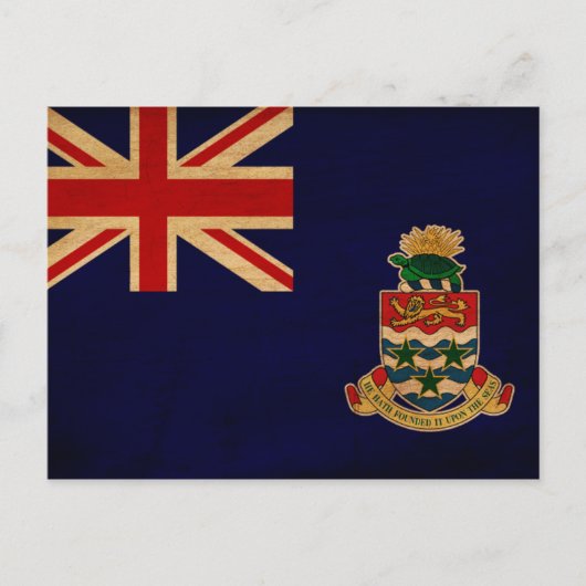 vlag van de Caymaneilanden Briefkaart (Voorkant)