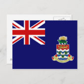 vlag van de Caymaneilanden Briefkaart (Voorkant / Achterkant)