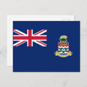 Vlag van de Caymaneilanden Briefkaart (Voorkant / Achterkant)