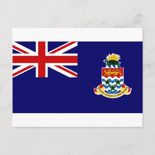 vlag van de Caymaneilanden Briefkaart (Voorkant)