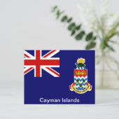 Vlag van de Caymaneilanden Briefkaart (Staand voorkant)