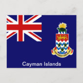 Vlag van de Caymaneilanden Briefkaart (Voorkant)