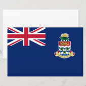 Vlag van de Caymaneilanden Briefpapier (Voorkant / Achterkant)