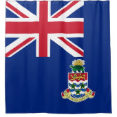 Vlag van de Caymaneilanden Douchegordijn (Voorkant)