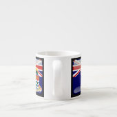 Vlag van de Caymaneilanden Espresso Kop (Achterkant)