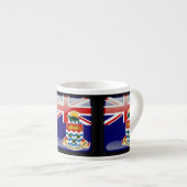 Vlag van de Caymaneilanden Espresso Kop (Voorkant rechts)