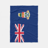 vlag van de Caymaneilanden Fleece Deken (Voorkant)