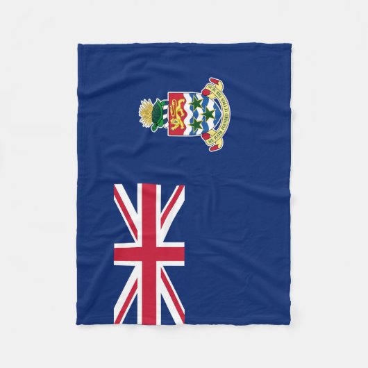 vlag van de Caymaneilanden Fleece Deken (Voorkant)