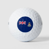 vlag van de Caymaneilanden Golfballen (Voorkant)