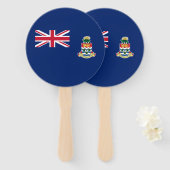 vlag van de Caymaneilanden Handwaaier (Voorkant en achterkant)