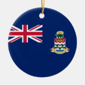 Vlag van de Caymaneilanden Keramisch Ornament (Voorkant)