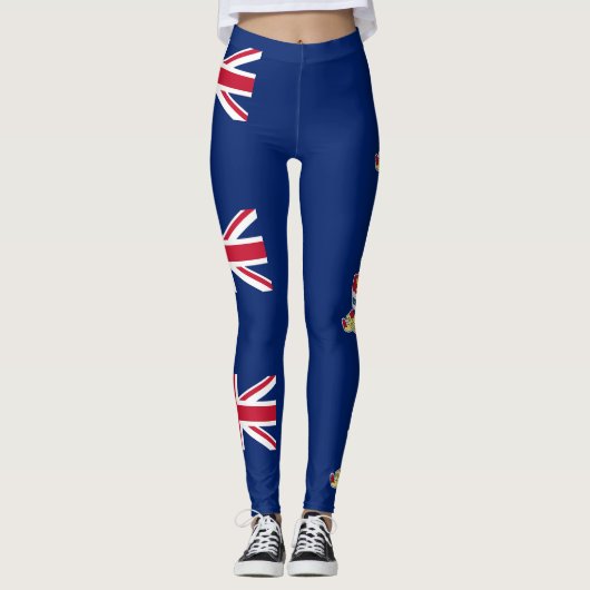 vlag van de Caymaneilanden Leggings (Voorkant)