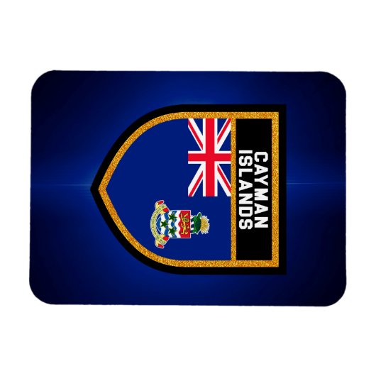 vlag van de Caymaneilanden Magneet (Horizontaal)