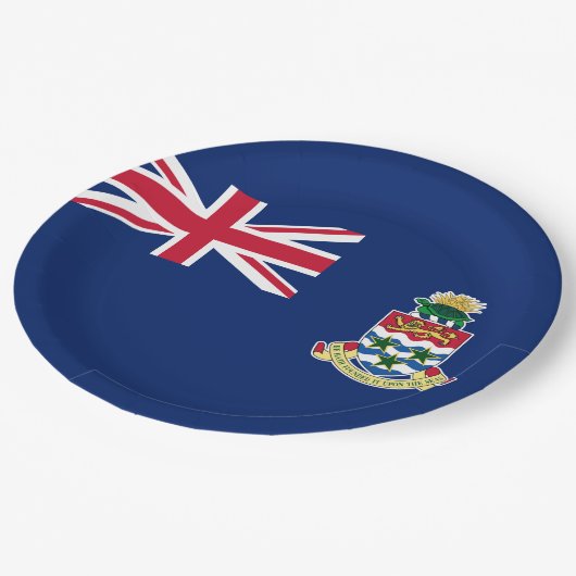 Vlag van de Caymaneilanden Papieren Bordje (Gekanteld)