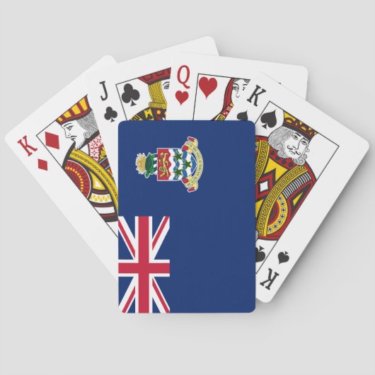 Vlag van de Caymaneilanden Pokerkaarten (Achterkant)