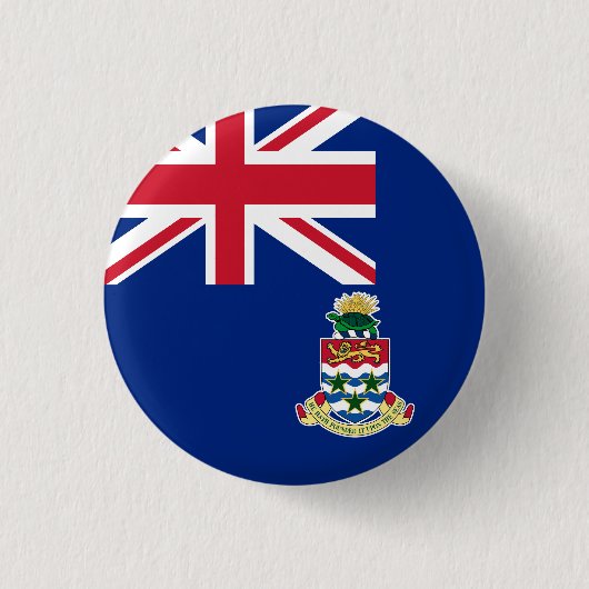 Vlag van de Caymaneilanden Ronde Button 3,2 Cm (Voorkant)