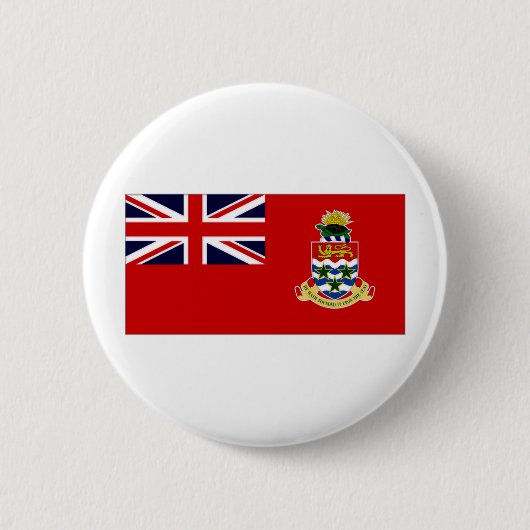vlag van de Caymaneilanden Ronde Button 5,7 Cm (Voorkant)